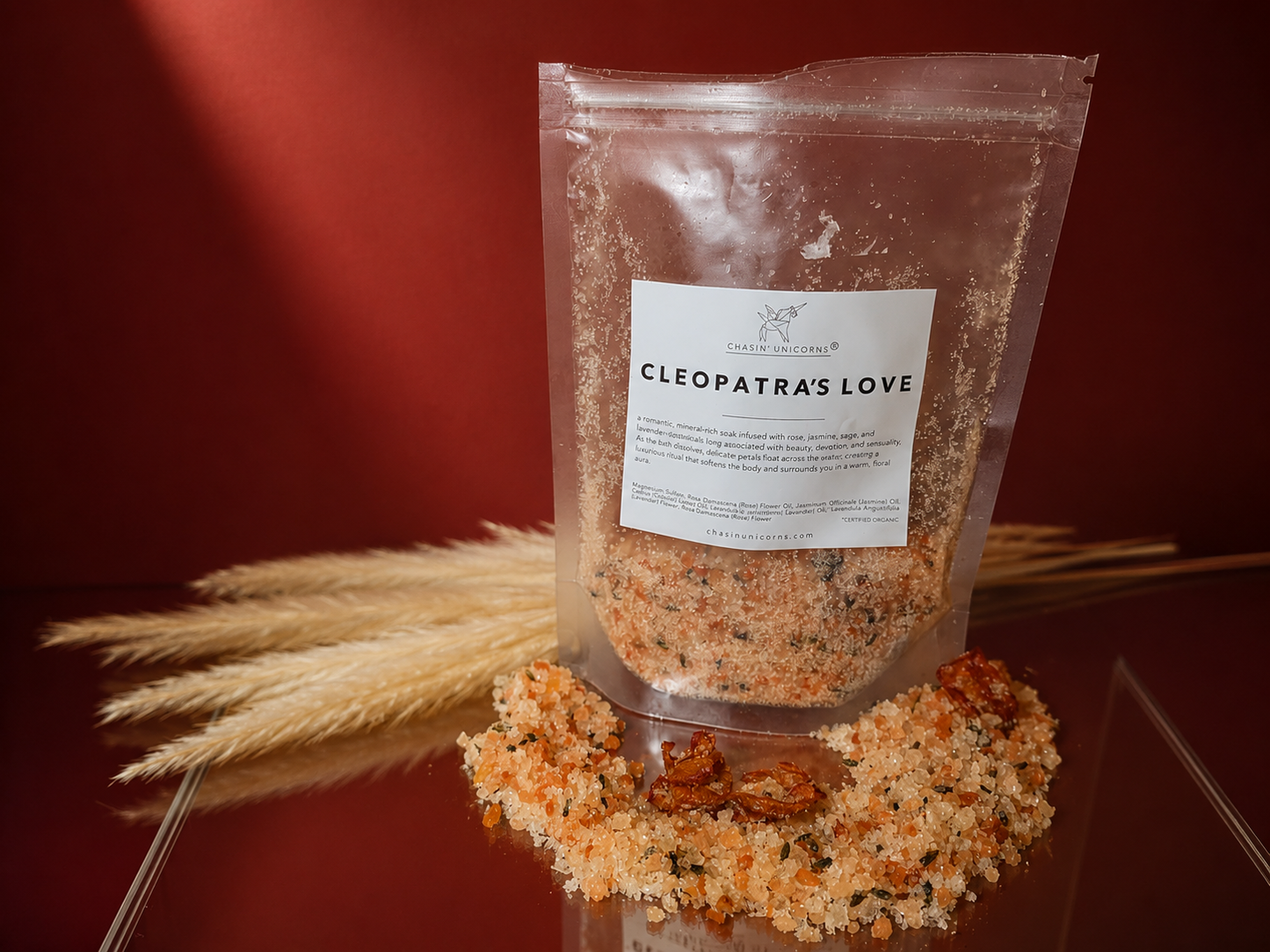 Cleopatra’s Rose Quartz Bath Salt
