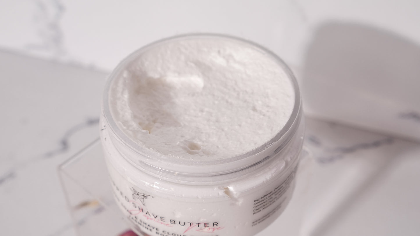 Jasmine Rose Shave Cloud Butter & Whipped Soap
