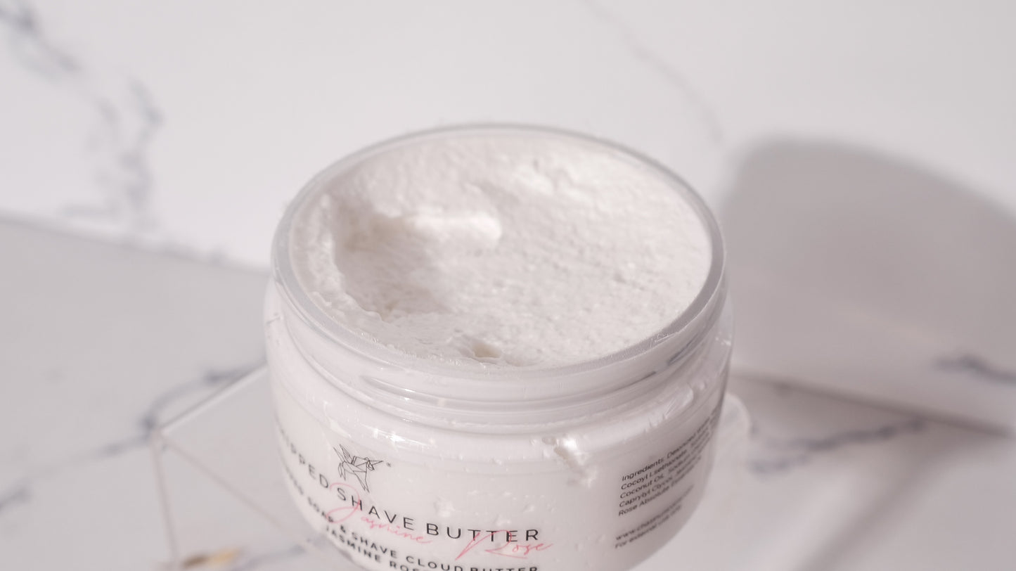 Jasmine Rose Shave Cloud Butter & Whipped Soap