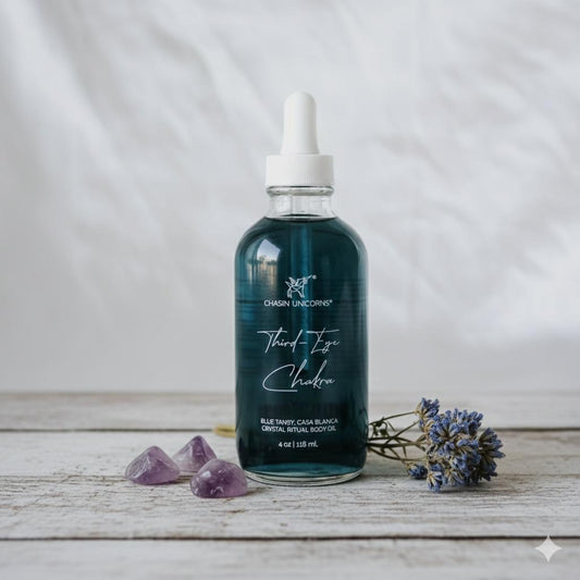 Third Eye Chakra Ritual Body Oil - Blue Tansy