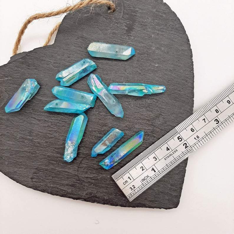 Mini Blue Angel Aura Quartz - Chasin' Unicorns