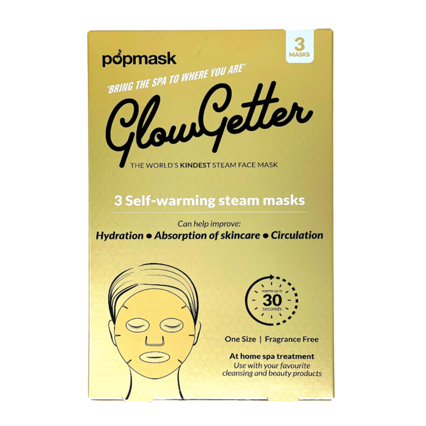 PopMask - GLOWGETTER 3 Packs