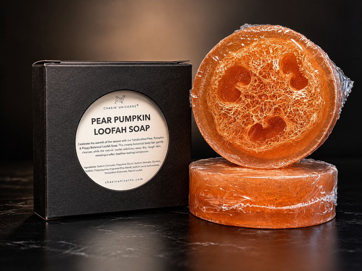 Pear Pumpkin Loofah Soap