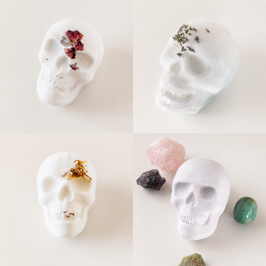 Skull Bath Bomb Ritual Set