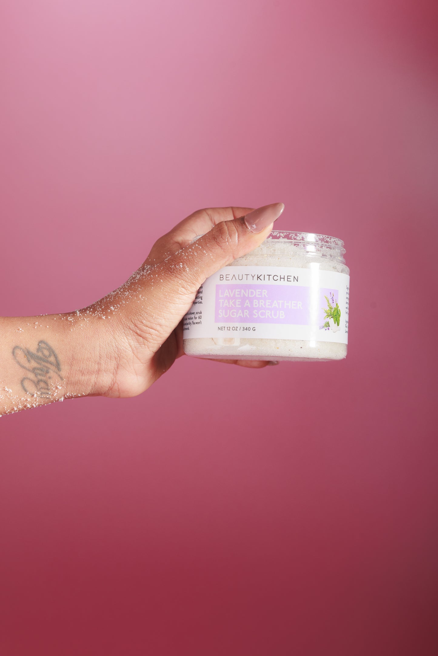 Lavender Take a Breather Face and Body Sugar Scrub