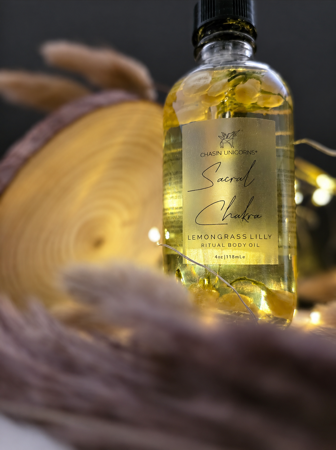 Sacral Chakra Ritual Body Oil - Lemongrass Vanilla