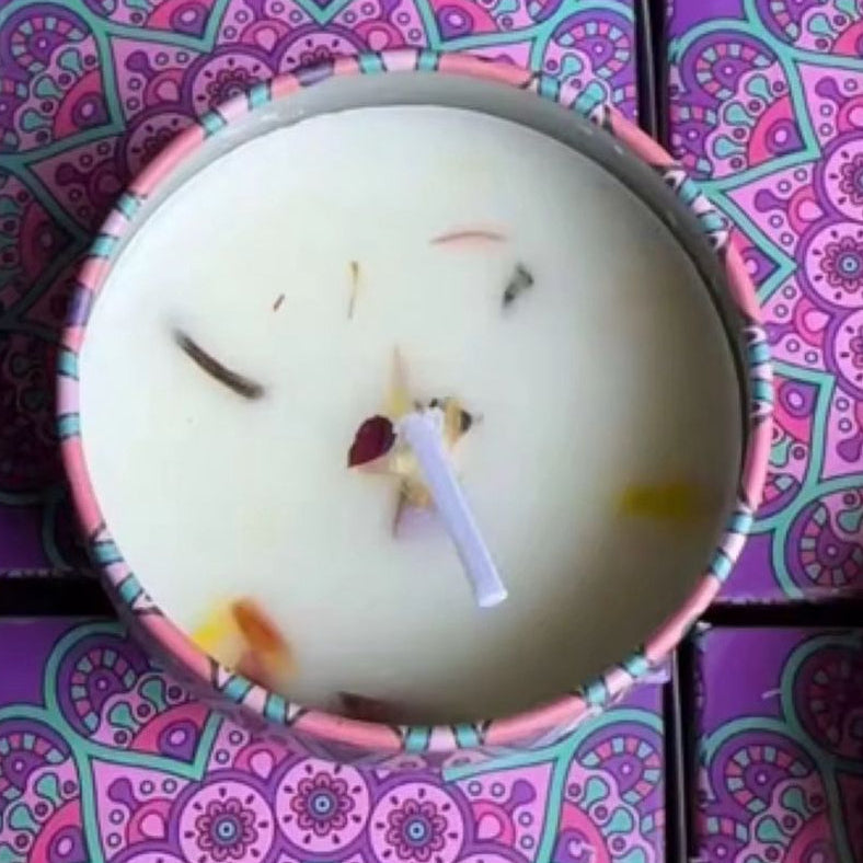 Gardenia Soy Candle Tin – Unicorn Aura