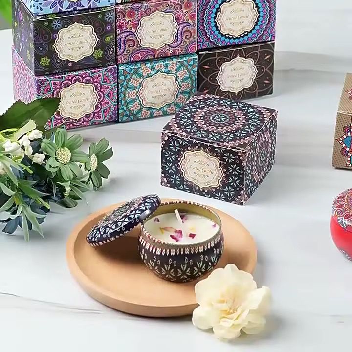 Gardenia Soy Candle Tin – Unicorn Aura