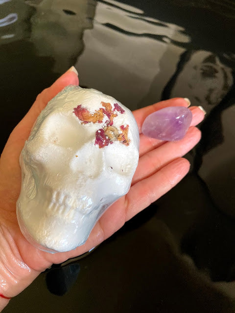 Skull Bath Bomb Ritual Set