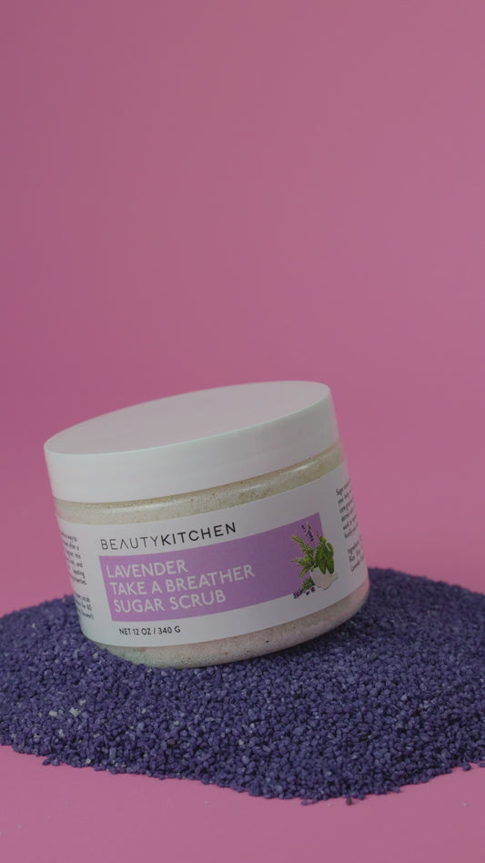 Lavender Take a Breather Face and Body Sugar Scrub