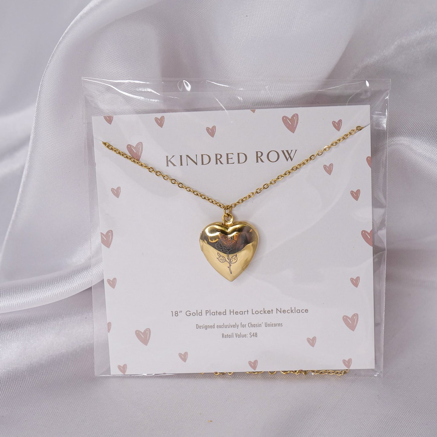 14k Gold Heart Locket Necklace - Chasin' Unicorns