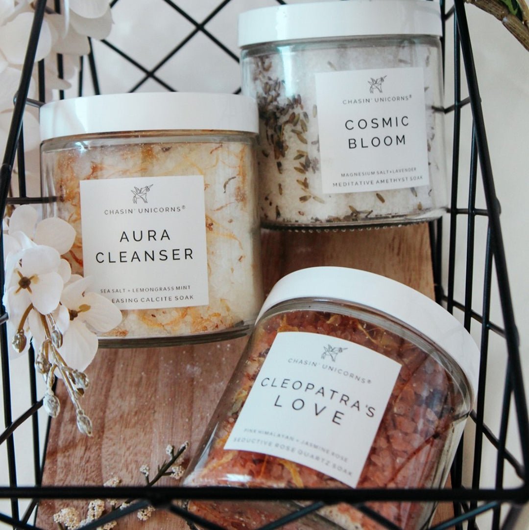Bath Salt Trio Full Set up - Chasin' Unicorns