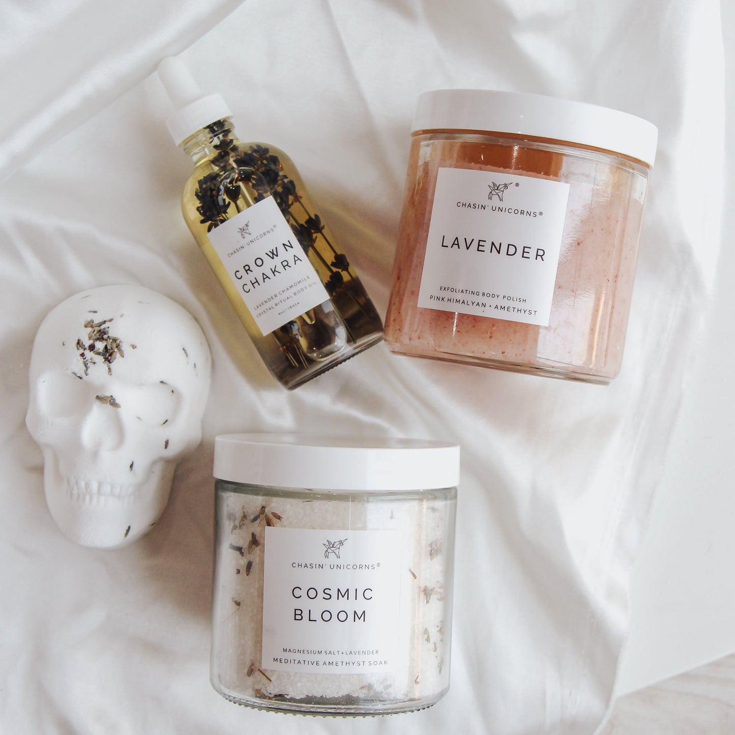 LAVENDER CROWN CHAKRA SET - THE CALMING - Chasin' Unicorns