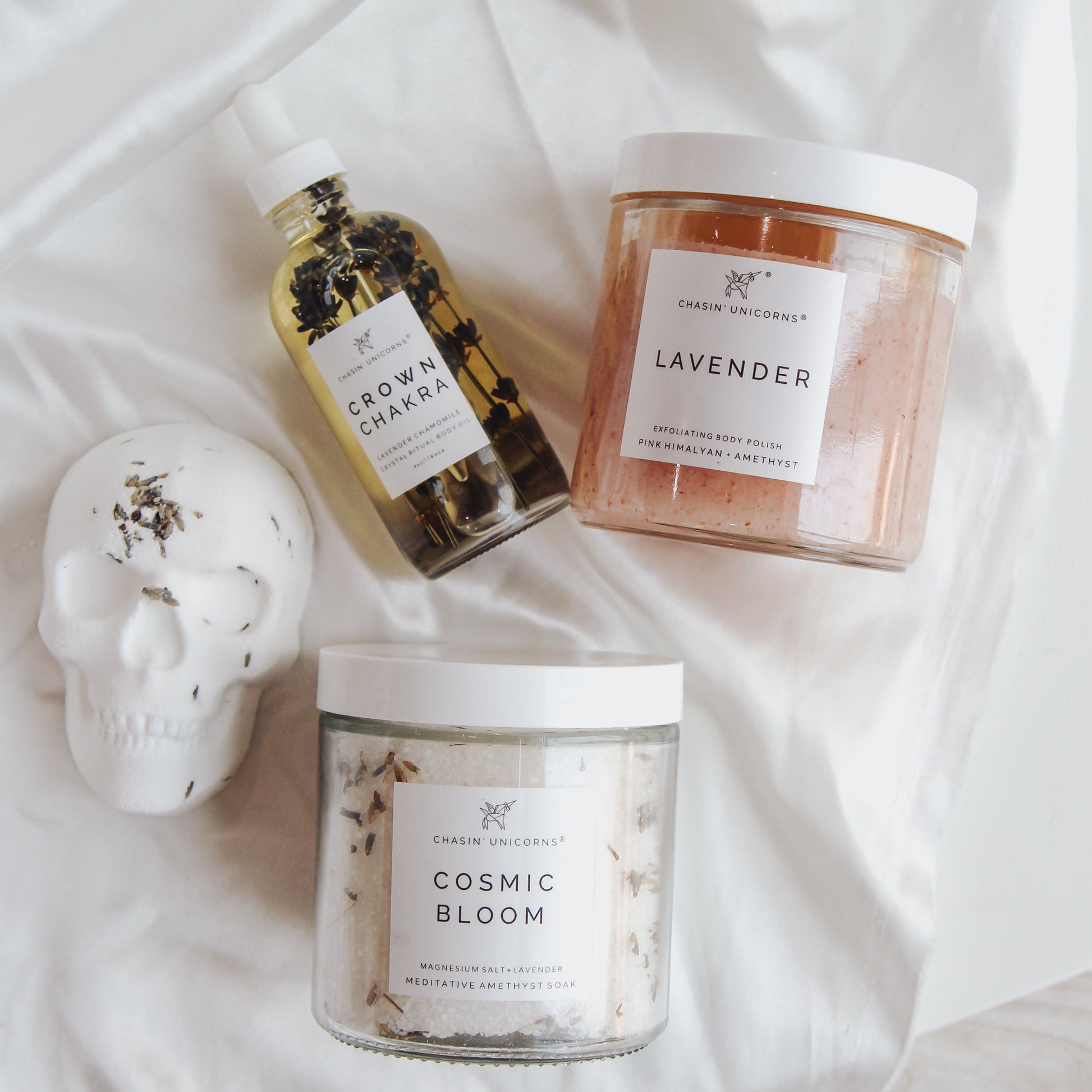 LAVENDER CROWN CHAKRA SET - THE CALMING - Chasin' Unicorns