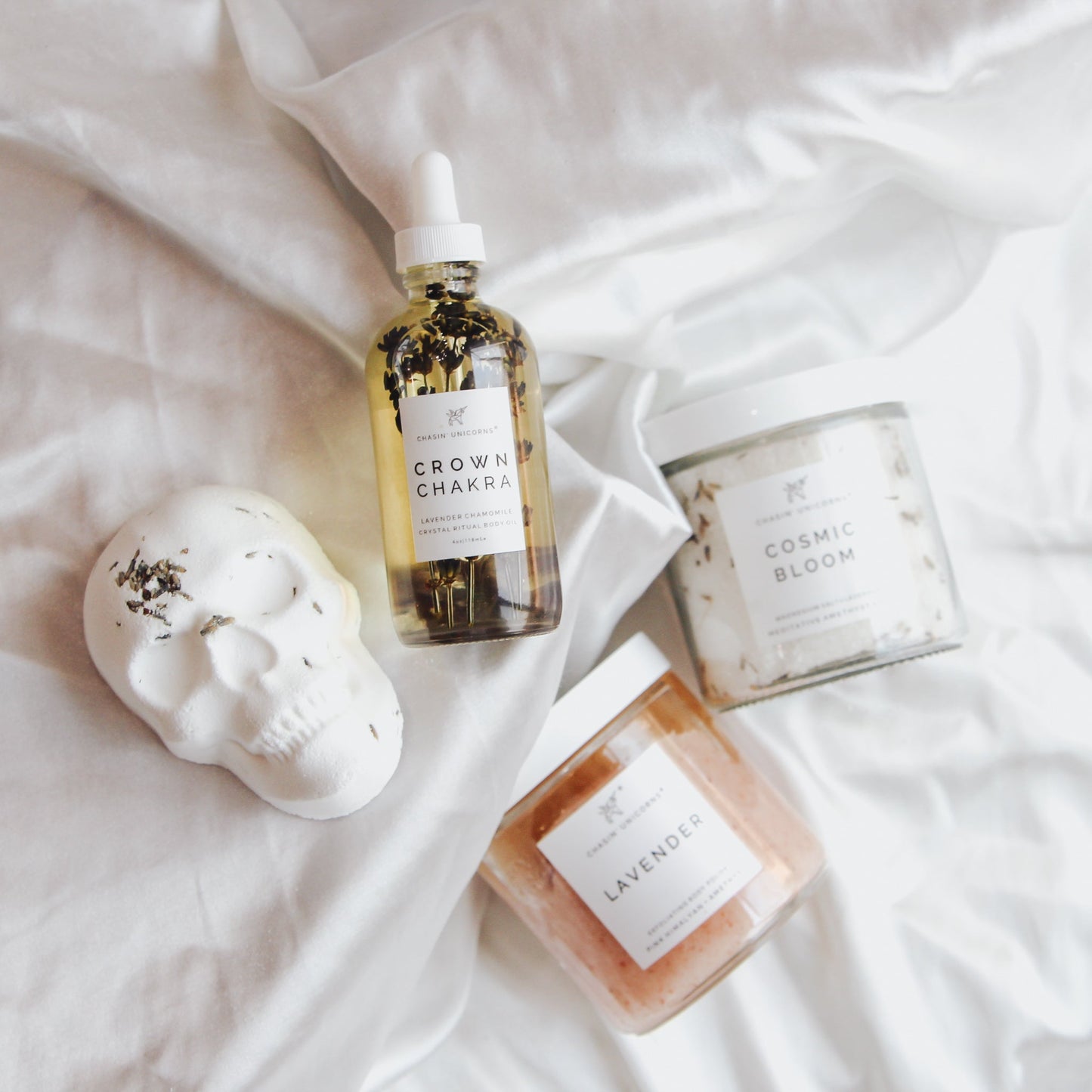 LAVENDER CROWN CHAKRA SET - THE CALMING - Chasin' Unicorns