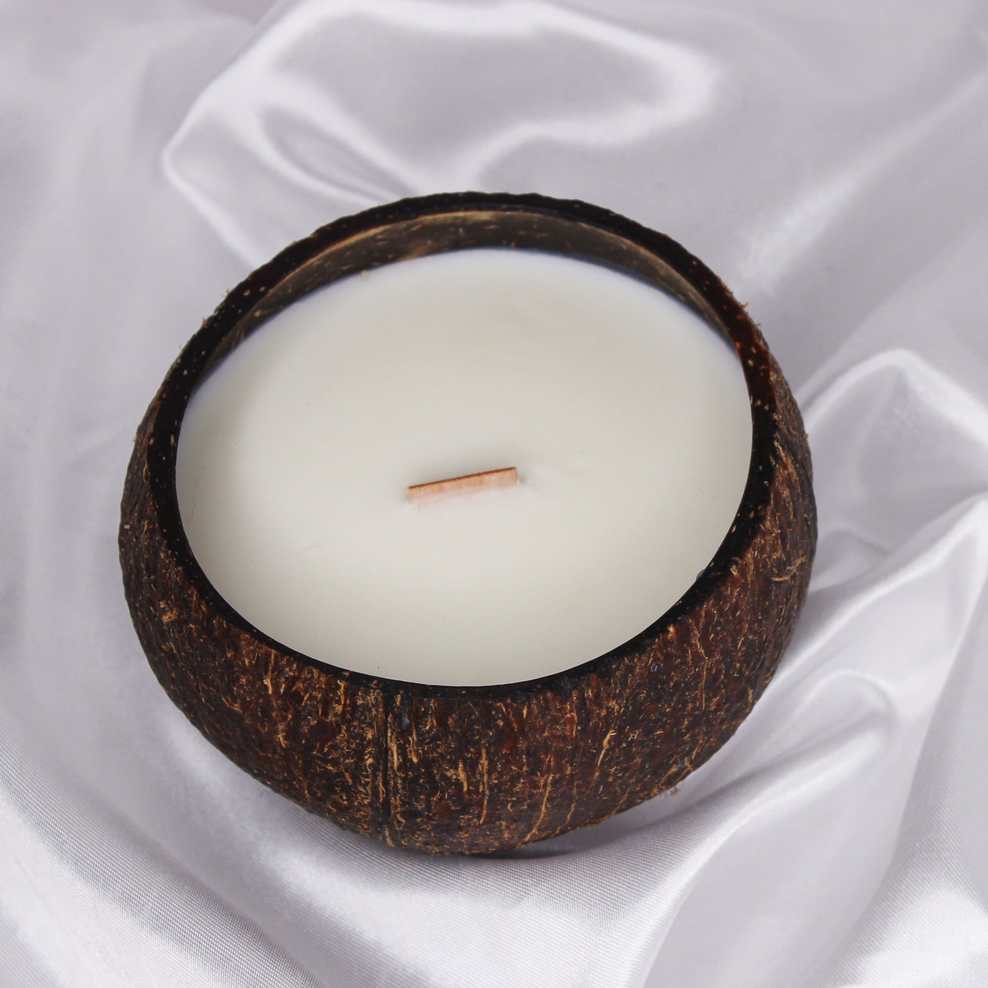 Vanilla Coconut Shell Candle - Chasin' Unicorns