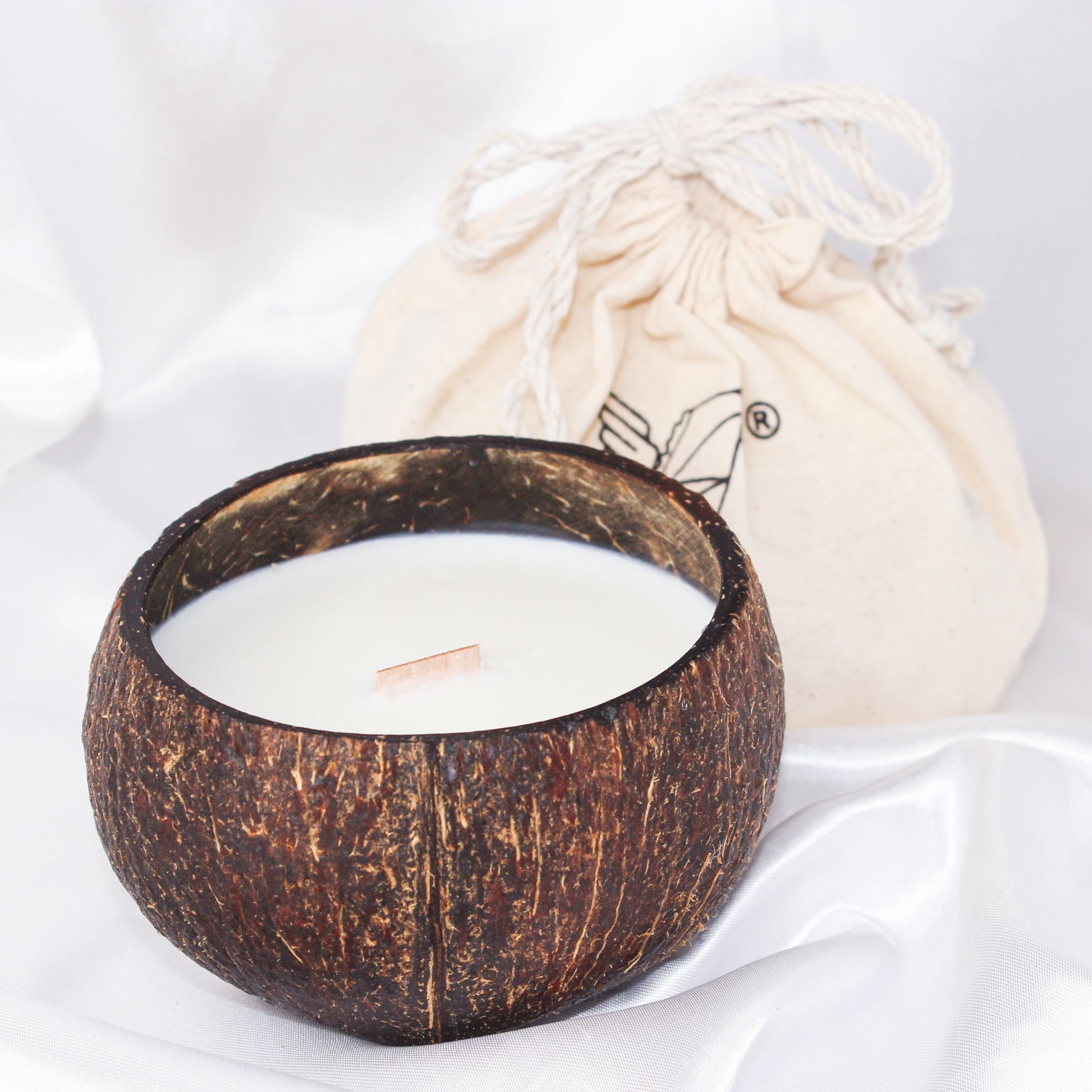 Vanilla Coconut Shell Candle - Chasin' Unicorns